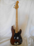 1977 Fender Precision Bass. Acquired in a trade for a Fender Rhodes electric piano in the mid-80's. 
