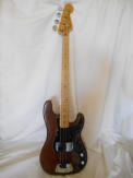 1977 Fender Precision Bass. Acquired in a trade for a Fender Rhodes electric piano in the mid-80's. 